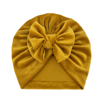 Turban pentru fetite Velvet - Gold, 2-4 ani, poliester